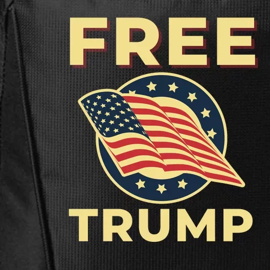 Free Donald Trump MAGA Conservative City Backpack