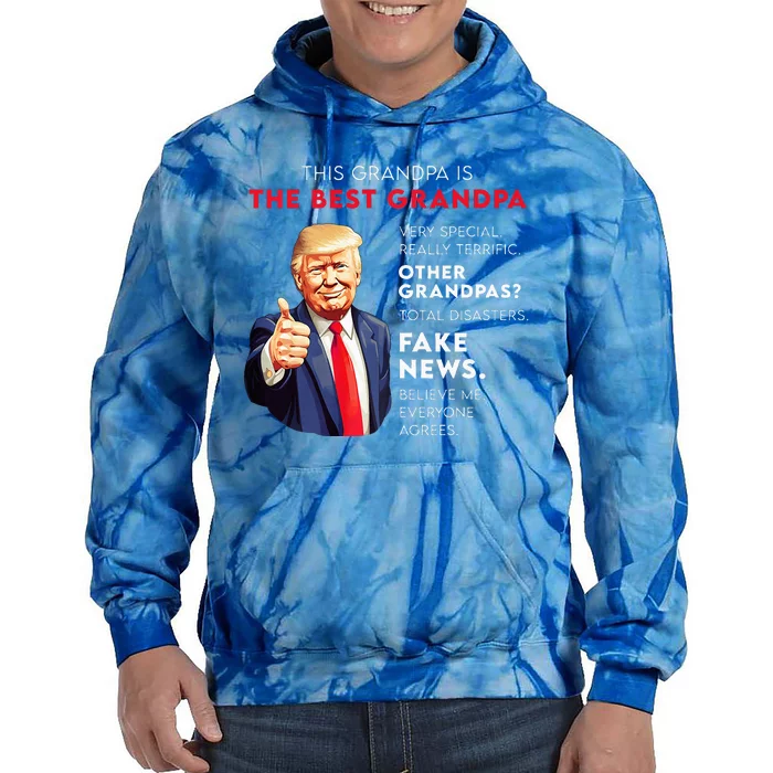 Funny Donald Trump Quote For Conservative Grandpa Tie Dye Hoodie