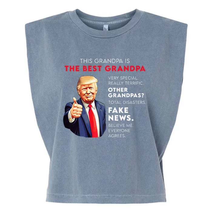 Funny Donald Trump Quote For Conservative Grandpa Garment-Dyed Women's Muscle Tee