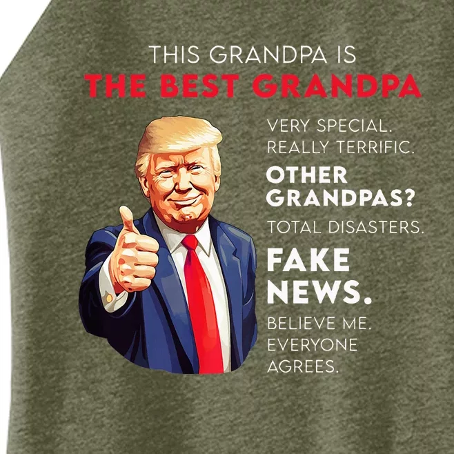 Funny Donald Trump Quote For Conservative Grandpa Women’s Perfect Tri Rocker Tank