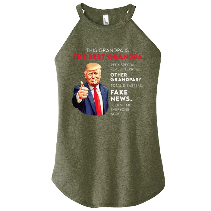 Funny Donald Trump Quote For Conservative Grandpa Women’s Perfect Tri Rocker Tank