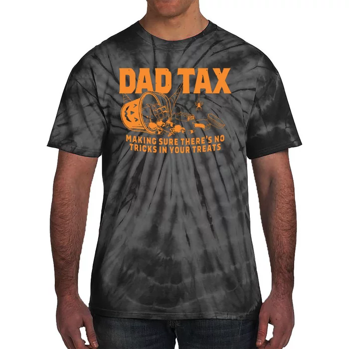 Funny Dad Tax Halloween Tie-Dye T-Shirt