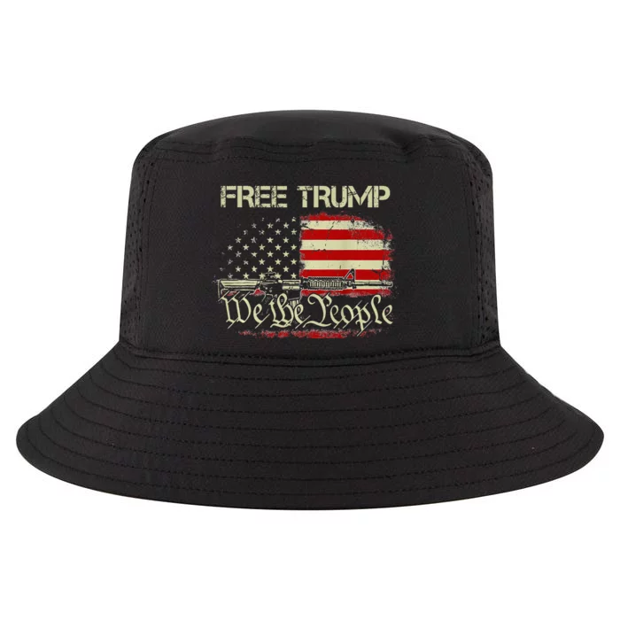 Free Donald Trump Republican Support Cool Comfort Performance Bucket Hat