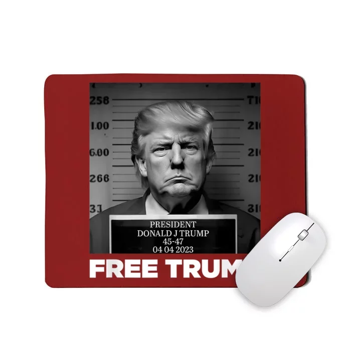 Free Donald Trump Mugshot Mousepad