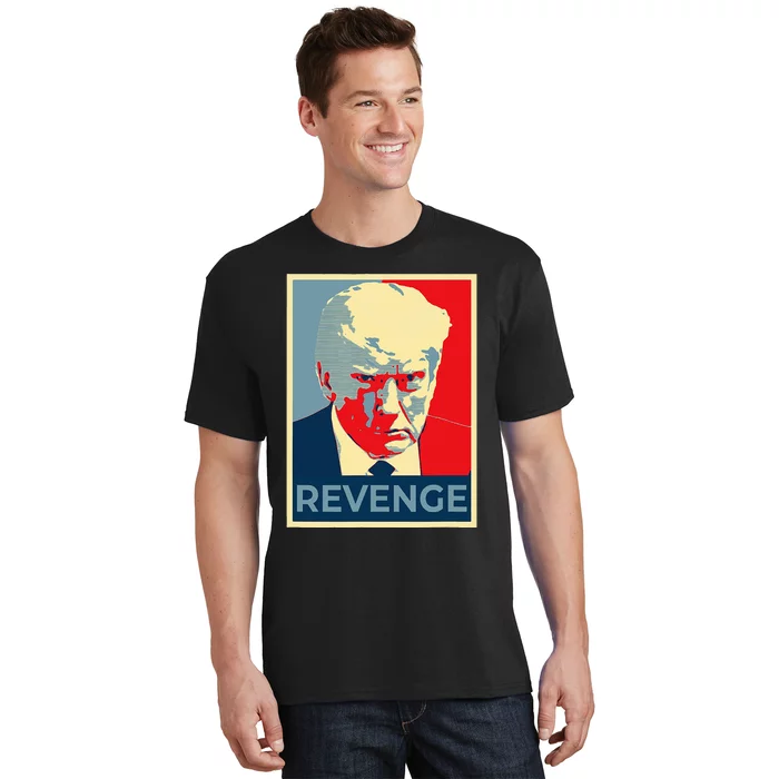 Free Donald Trump Mug Shot Republican Revenge MAGA 2024 T-Shirt