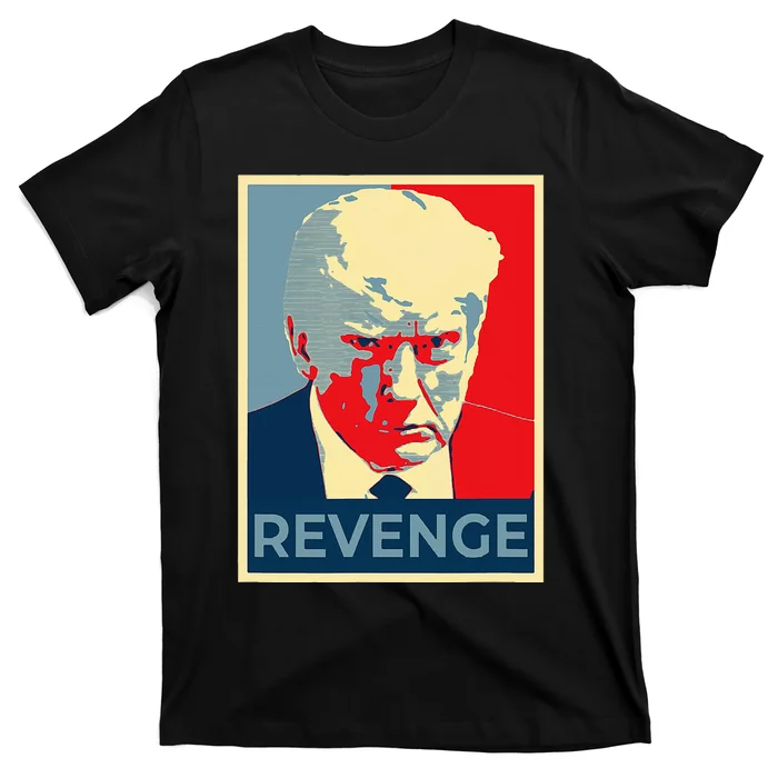 Free Donald Trump Mug Shot Republican Revenge MAGA 2024 T-Shirt