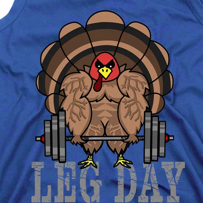 Funny Deadlifting Turkey Thanksgiving Leg Day Deadlift Tank Top