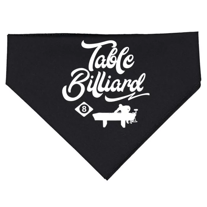 Father's Day Table Billiards Pool Player Gift For Dad USA-Made Doggie Bandana