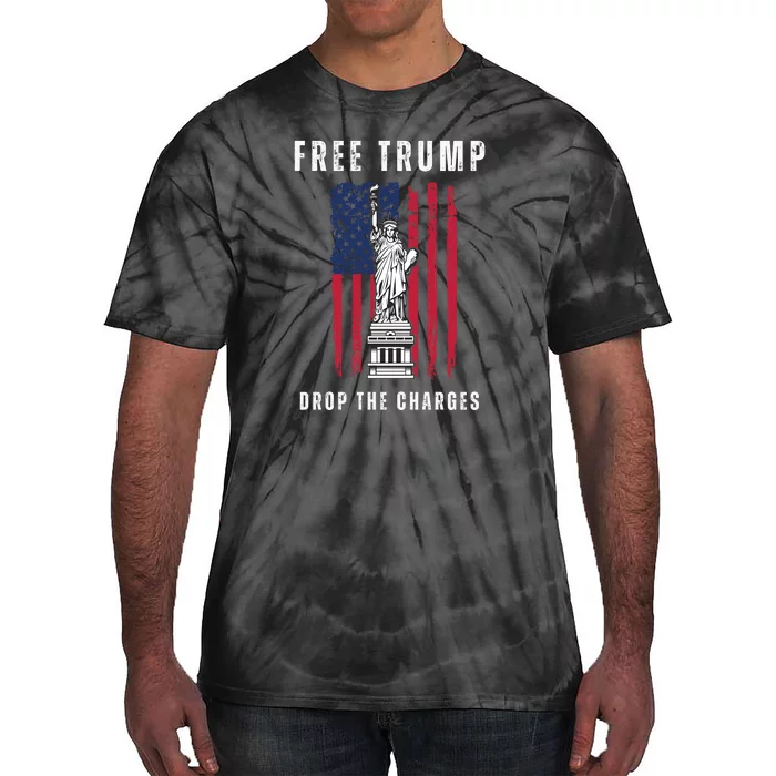 Free Donald Trump MAGA Conservative Tie-Dye T-Shirt