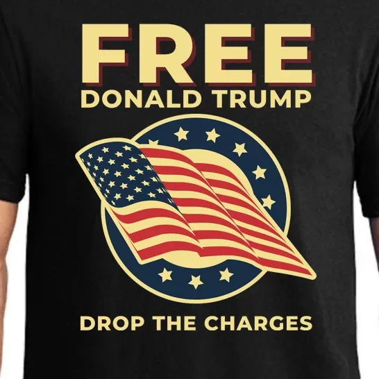 Free Donald Trump MAGA Conservative Pajama Set