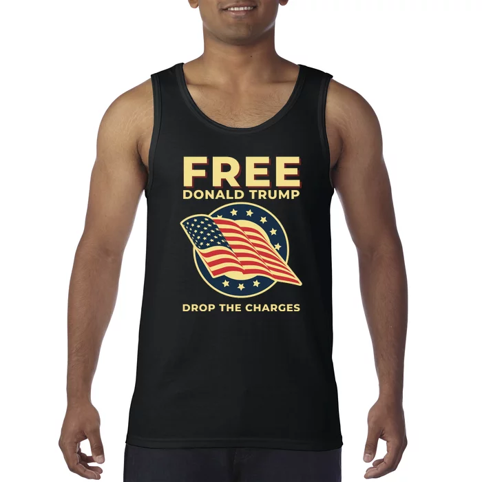 Free Donald Trump MAGA Conservative Tank Top