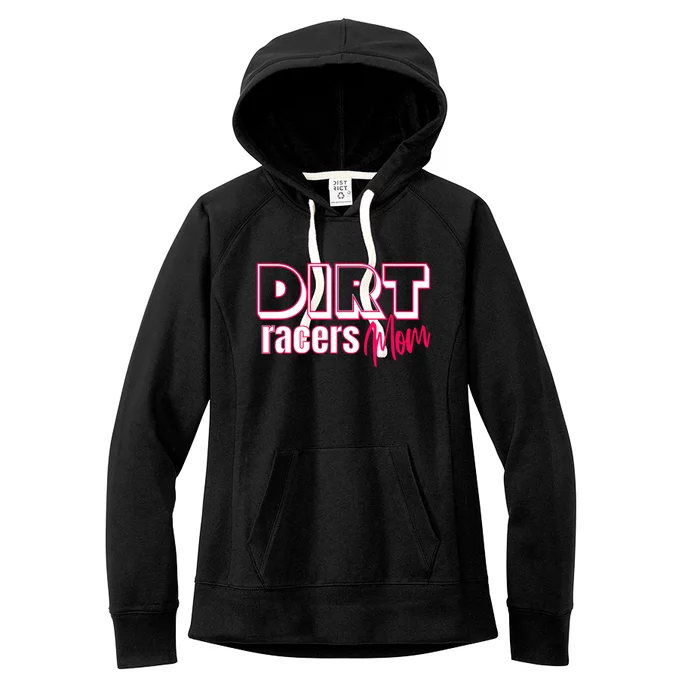 Funny Dirt Track Racing For Mom Gift Women's Fleece Hoodie