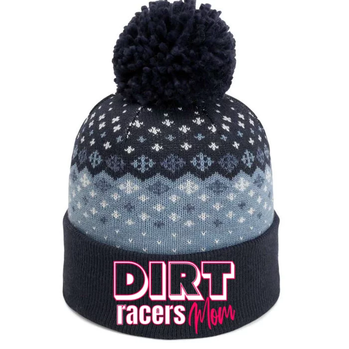 Funny Dirt Track Racing For Mom Gift The Baniff Cuffed Pom Beanie