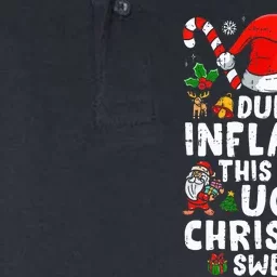 Funny Due To Inflation This Is My Ugly Sweater For Christmas Softstyle Adult Sport Polo