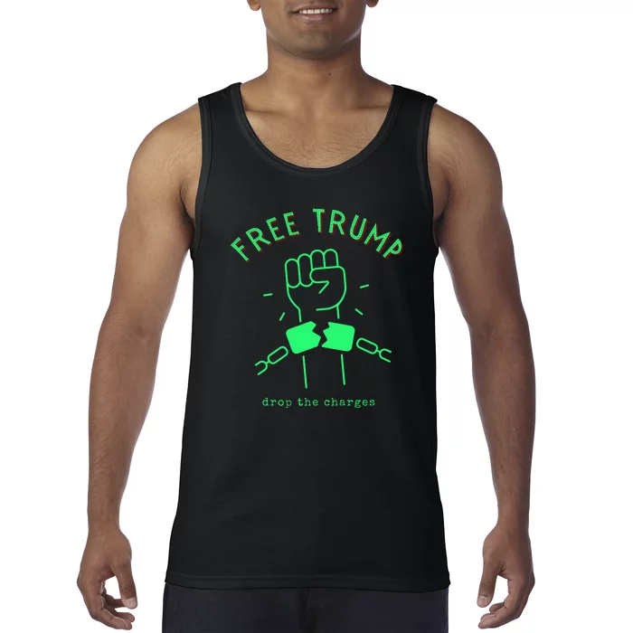 Free Donald Trump MAGA Conservative Tank Top