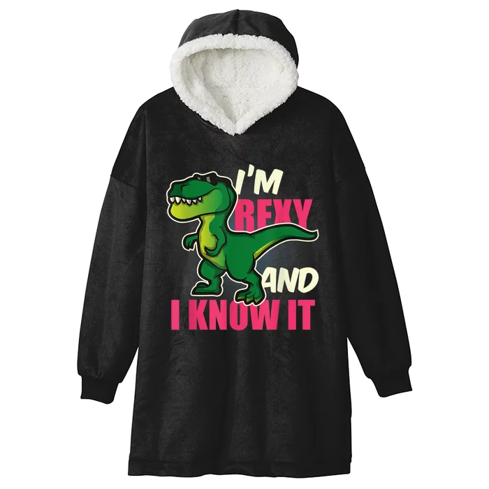 Funny Dinosaur T Rex For Children And Adults Hooded Wearable Blanket