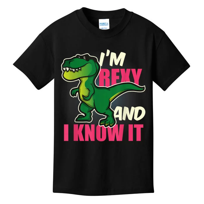 Funny Dinosaur T Rex For Children And Adults Kids T-Shirt