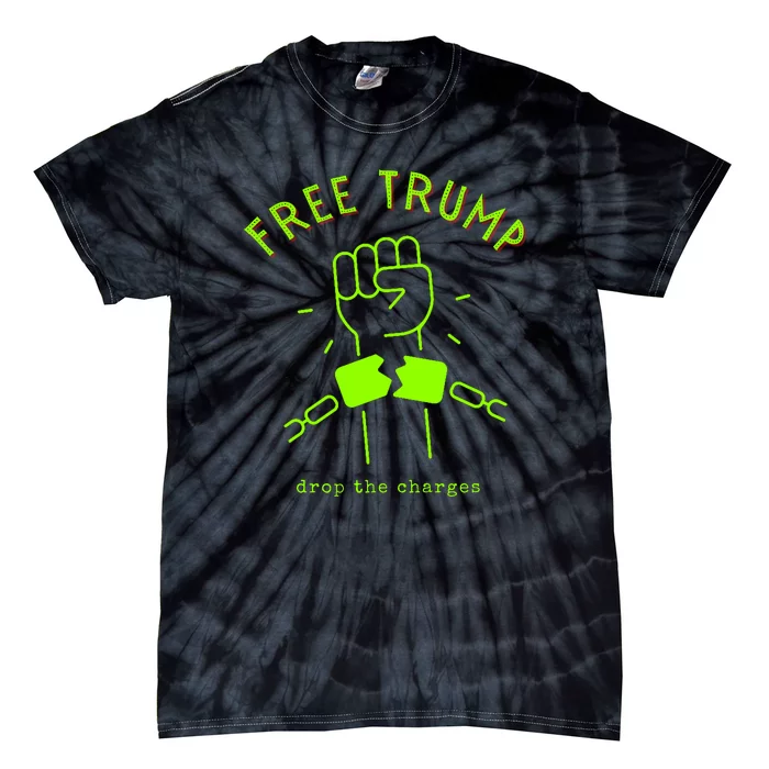 Free Donald Trump MAGA Conservative Tie-Dye T-Shirt