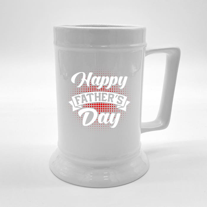 Father's Day T Front & Back Beer Stein