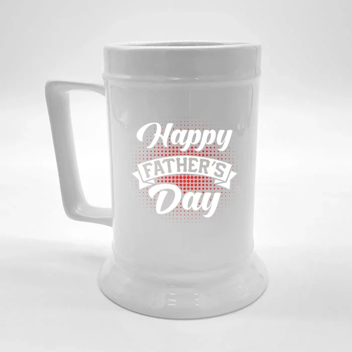 Father's Day T Front & Back Beer Stein