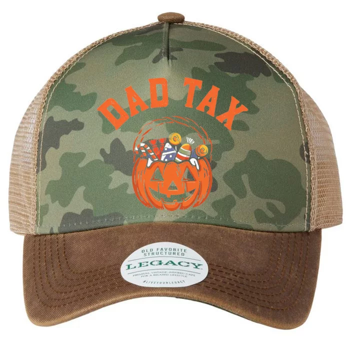 Funny Dad Tax Halloween Legacy Tie Dye Trucker Hat