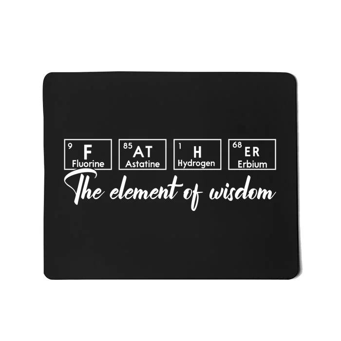 Fathers Day T , Periodic Table Mousepad