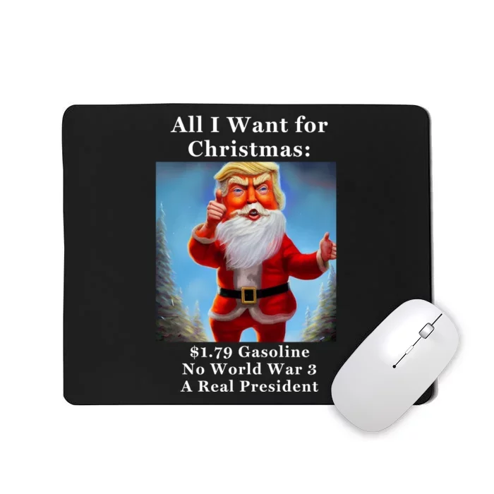 Funny Donald Trump MAGA Christmas Conservative Mousepad