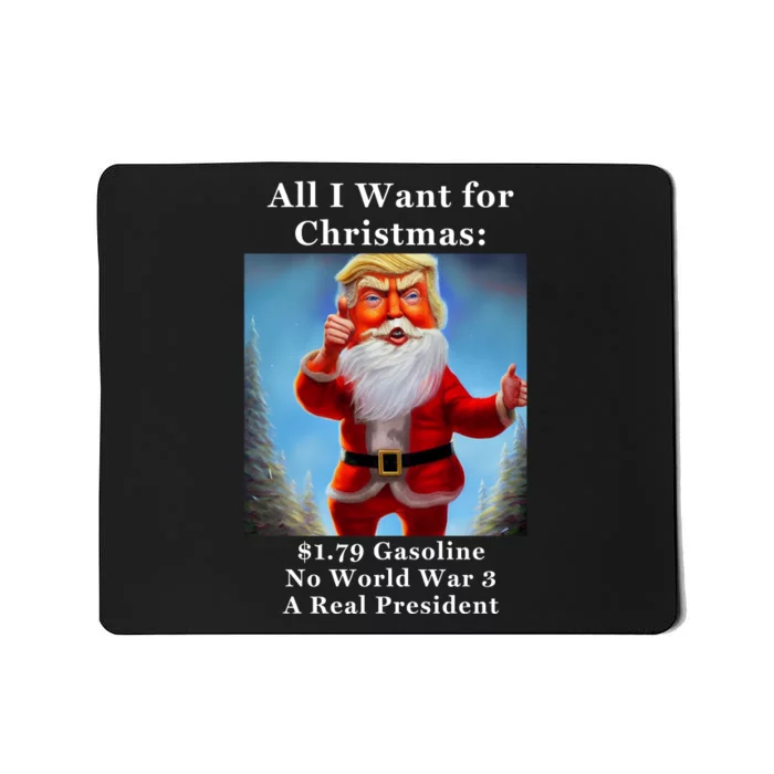 Funny Donald Trump MAGA Christmas Conservative Mousepad