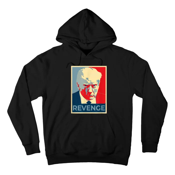 Free Donald Trump Mug Shot Republican Revenge MAGA 2024 Hoodie