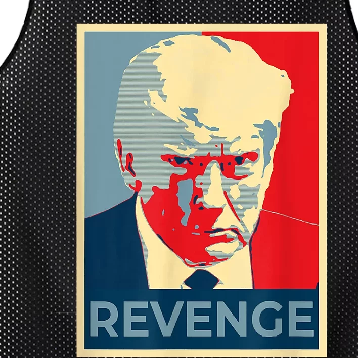 Free Donald Trump Mug Shot Republican Revenge MAGA 2024 Mesh Reversible Basketball Jersey Tank