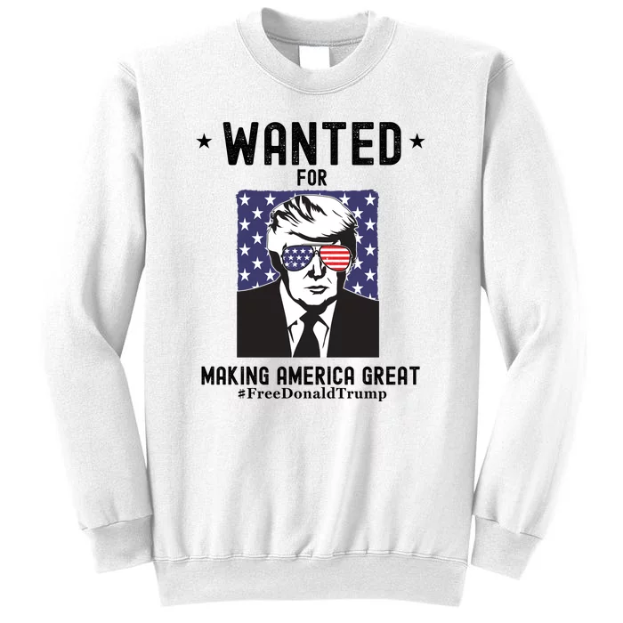 Free Donald Trump MAGA Conservative Republican Sweatshirt