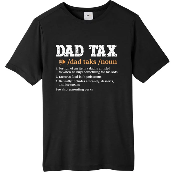 Funny Dad Tax Definition Retro Vintage ChromaSoft Performance T-Shirt