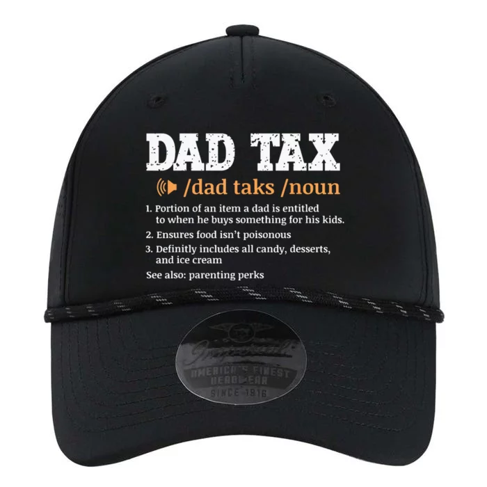 Funny Dad Tax Definition Retro Vintage Performance The Dyno Cap