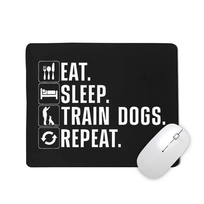 Funny Dog Trainer Design For Men Women Dog Training Lovers Mousepad