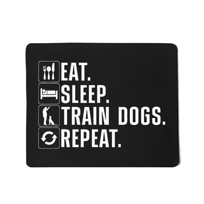 Funny Dog Trainer Design For Men Women Dog Training Lovers Mousepad