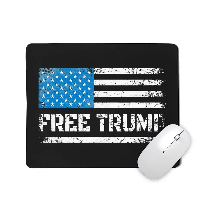 Free Donald Trump Tee American Flag Top Free Trump Mousepad