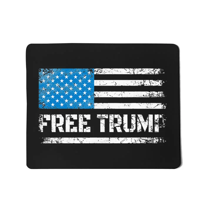 Free Donald Trump Tee American Flag Top Free Trump Mousepad