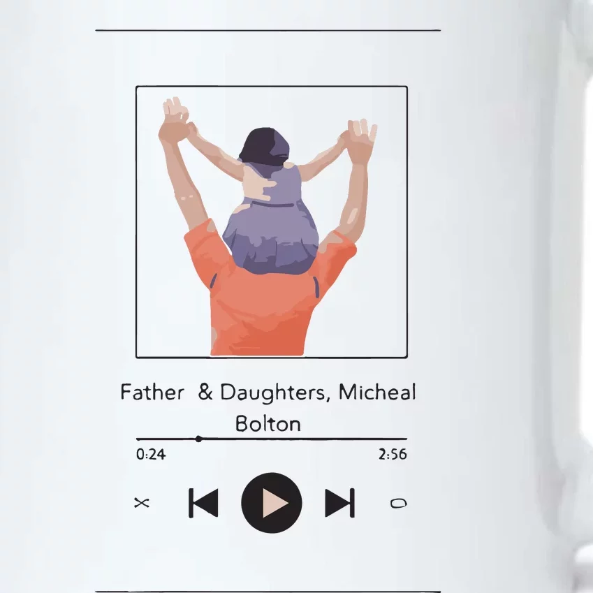 Fathers Day Tribute A Heartwarming Moment Of Fatherhood Black Color Changing Mug