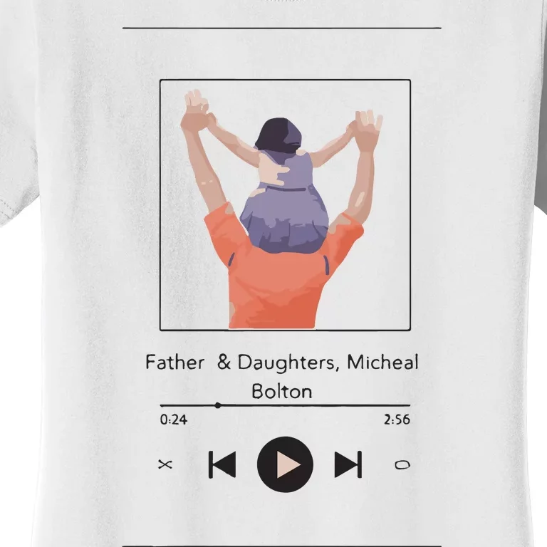 Fathers Day Tribute A Heartwarming Moment Of Fatherhood Women's T-Shirt