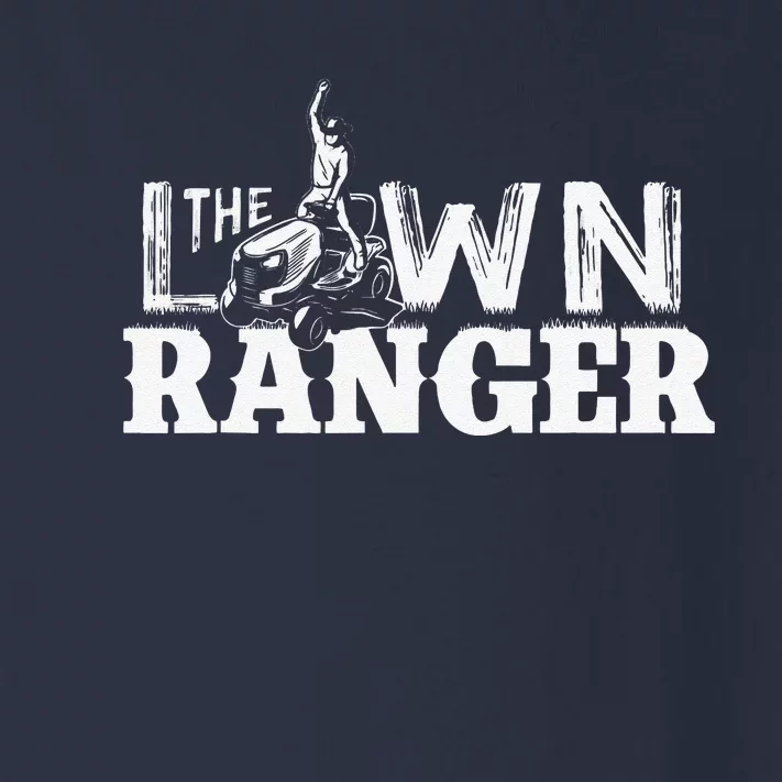 Funny Dad The Lawn Ranger Mowing Joke Toddler Long Sleeve Shirt