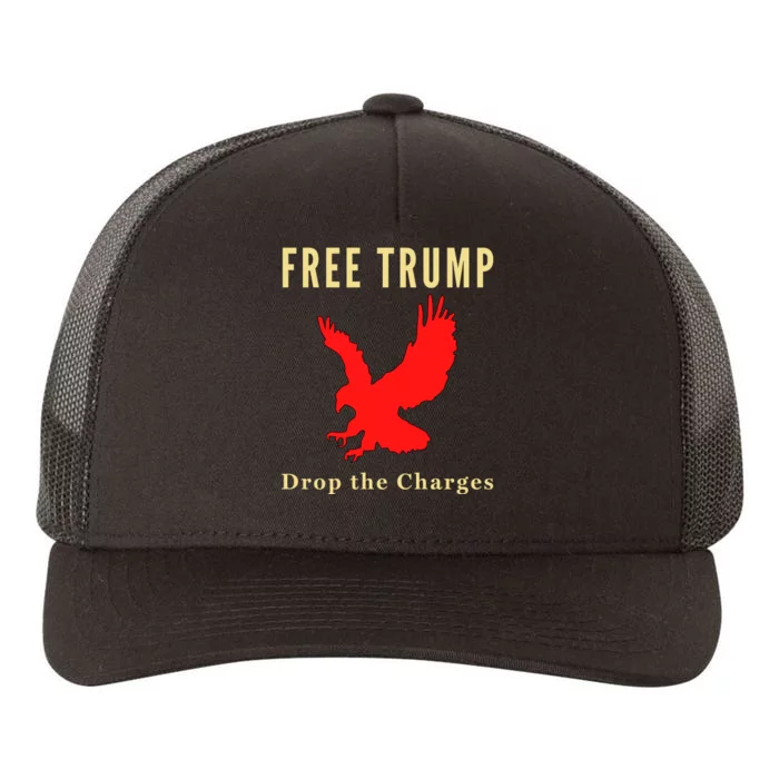 Free Donald Trump MAGA Conservative Yupoong Adult 5-Panel Trucker Hat