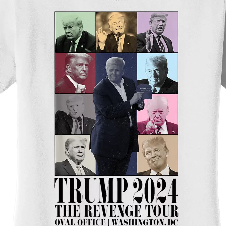 Funny Donald Trump The Revenge 2024 Ultra Maga Women's T-Shirt