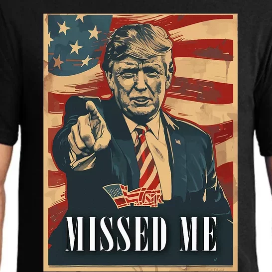 Funny Donald Trump Missed Me Assassination Attempt 2025 Pajama Set