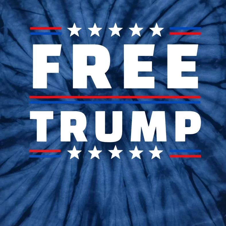 Free Donald Trump Republican Support Tie-Dye T-Shirt