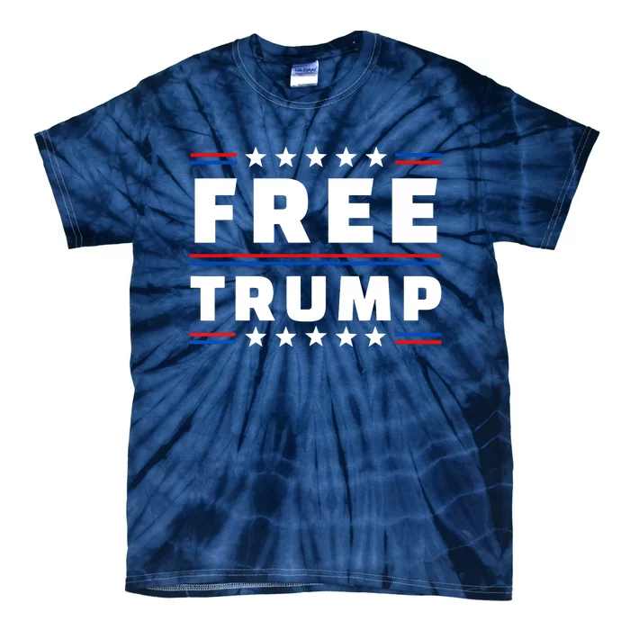 Free Donald Trump Republican Support Tie-Dye T-Shirt