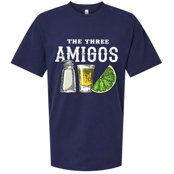 Funny Drinking The Three Amigos Cinco De Mayo Sueded Cloud Jersey T-Shirt