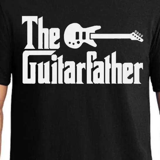 Fathers Day The Guitarfather Musician Guitarist Dad Pajama Set