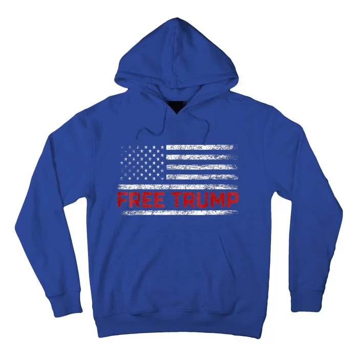 Free Donald Trump Supporters Pro Trump Republican Conservative Tall Hoodie