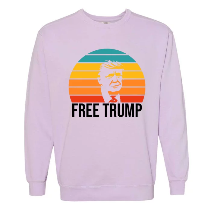 Free Donald Trump From Prison Garment-Dyed Sweatshirt