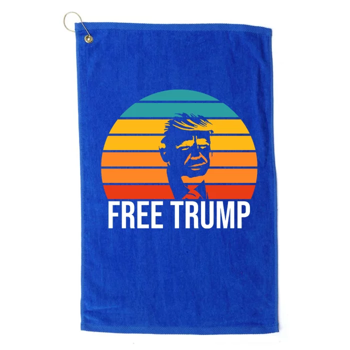 Free Donald Trump From Prison Platinum Collection Golf Towel